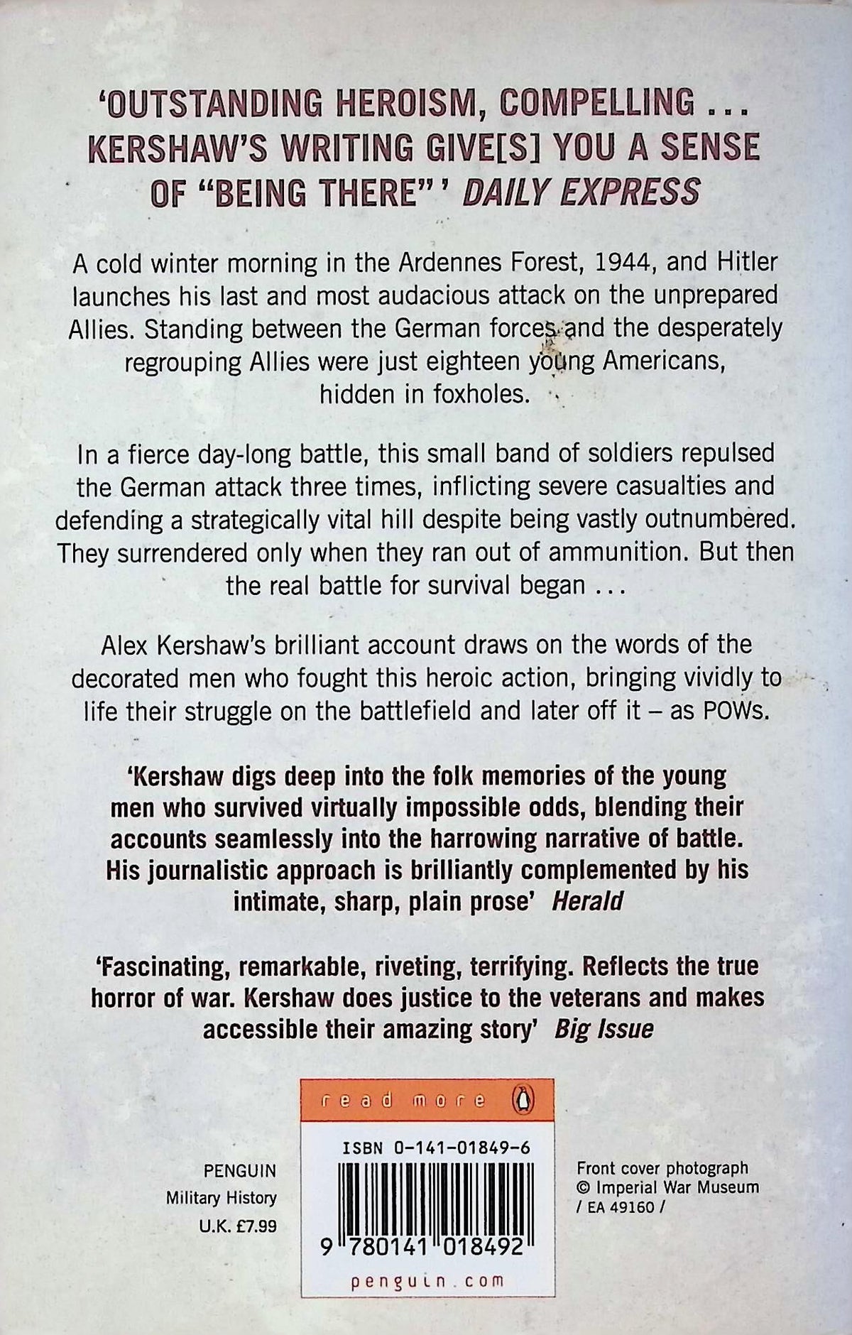 The Longest Winter: Alex Kershaw 2006 paperback