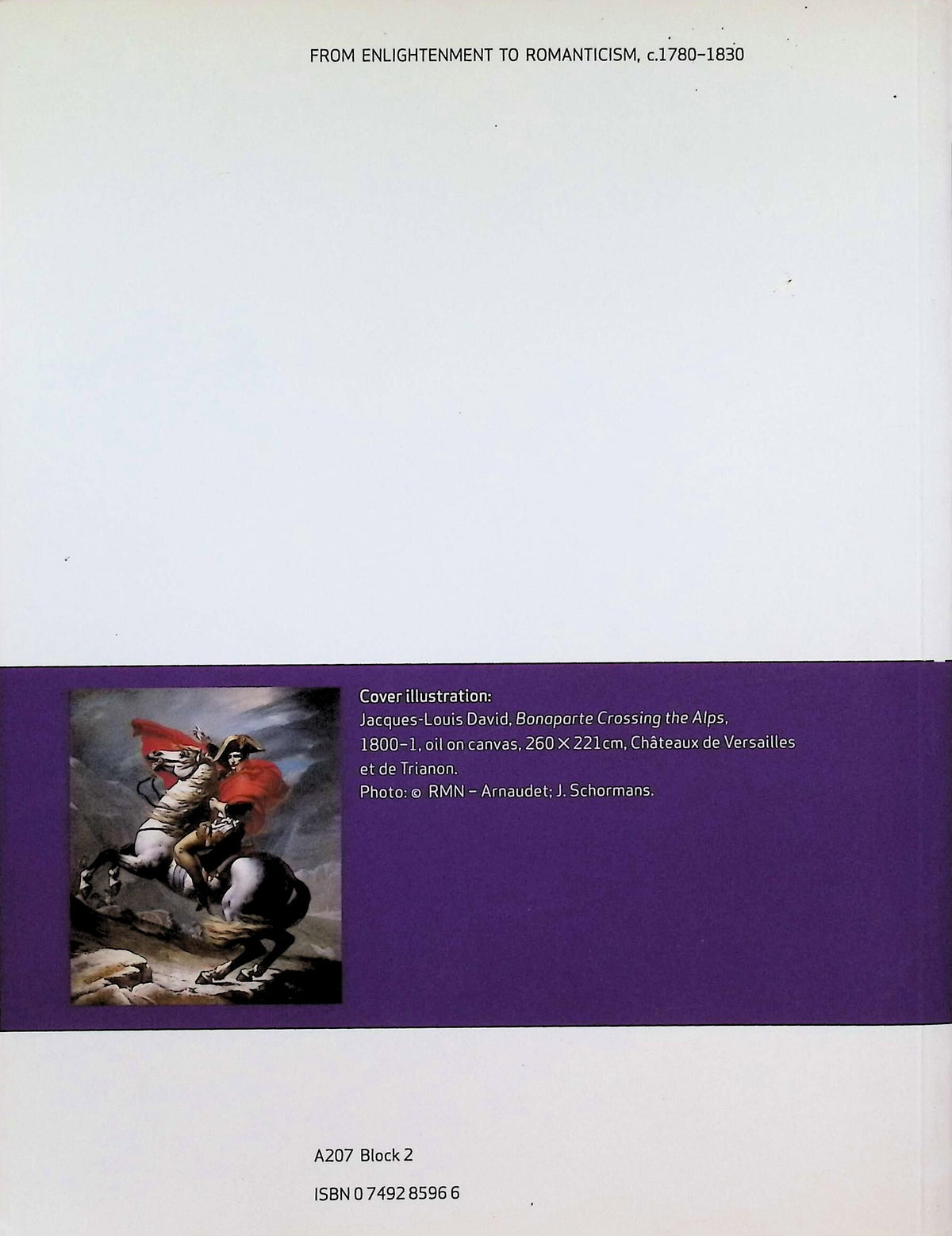 The Napoleonic Phenomenon: Open University A207 Block 2 Work/Textbook