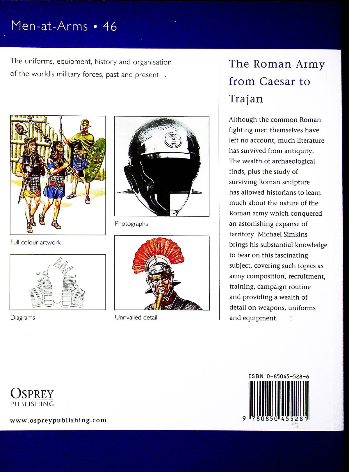 The Roman Army from Caesar to Trajan: Osprey Men at Arms Series #46/ NEW
