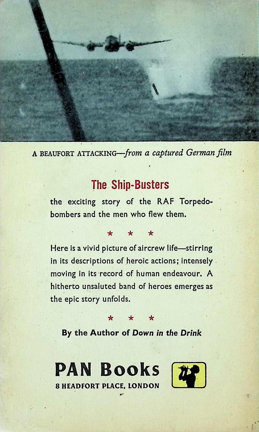 The Ship-Busters; The RAF's Most Dangerous Activity by Ralph Barker: 1959 paperback