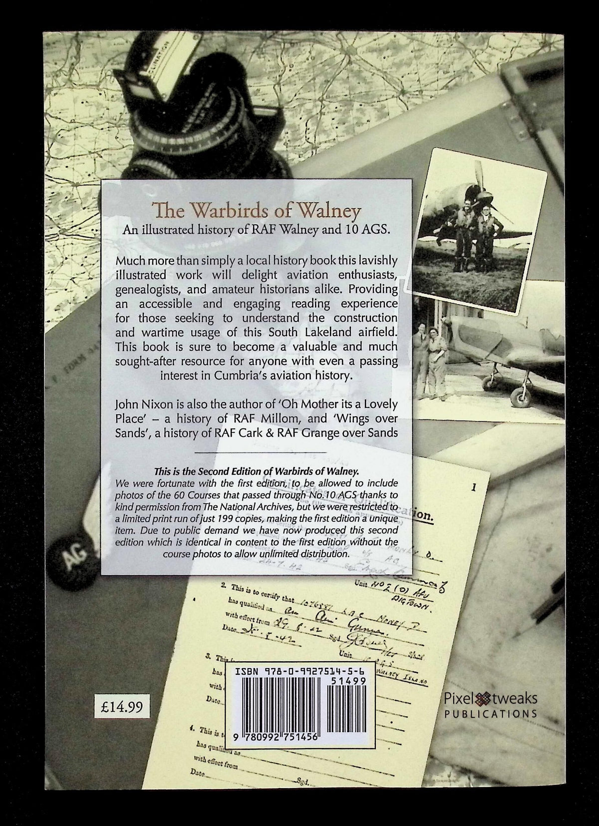 The Warbirds of Walney by John Nixon: NEW 2019 Softcover Trade Paperback