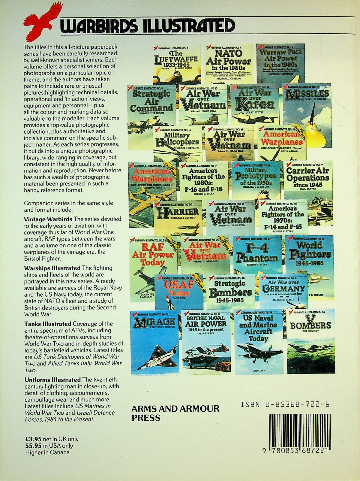 US Army Air Forces WWII Vol. 1 by J.Ethell: 1986 1st edition Warbirds Illustrated #38