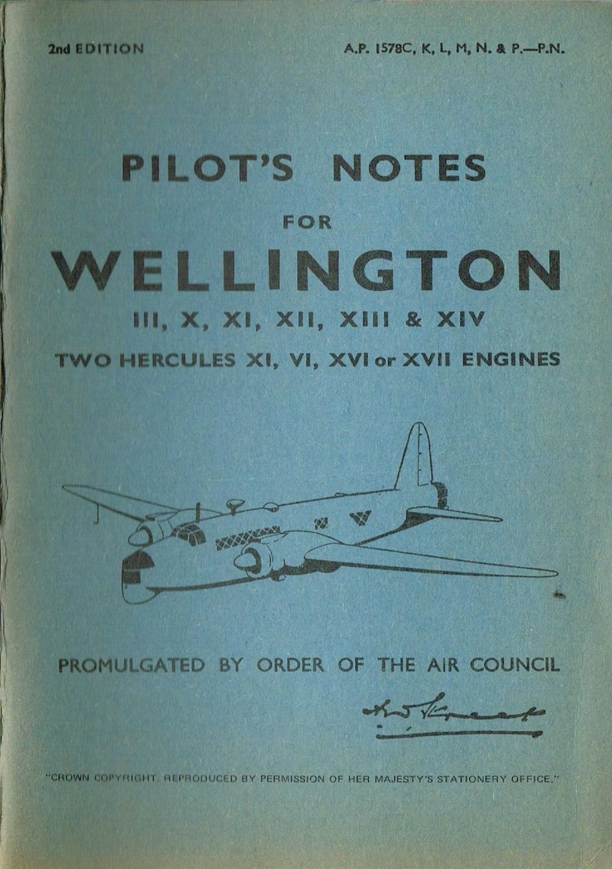 VICKERS WELLINGTON III, X - XIV: PILOTS NOTES Download