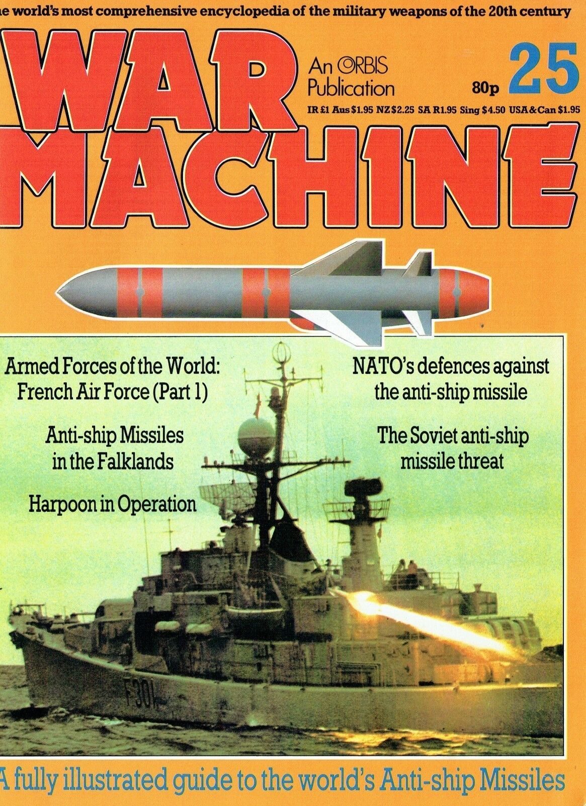 WAR MACHINE #25:GUIDE TO ANTI-SHIP MISSILES/ FALKLANDS ATTACKS/ DOWNLOAD