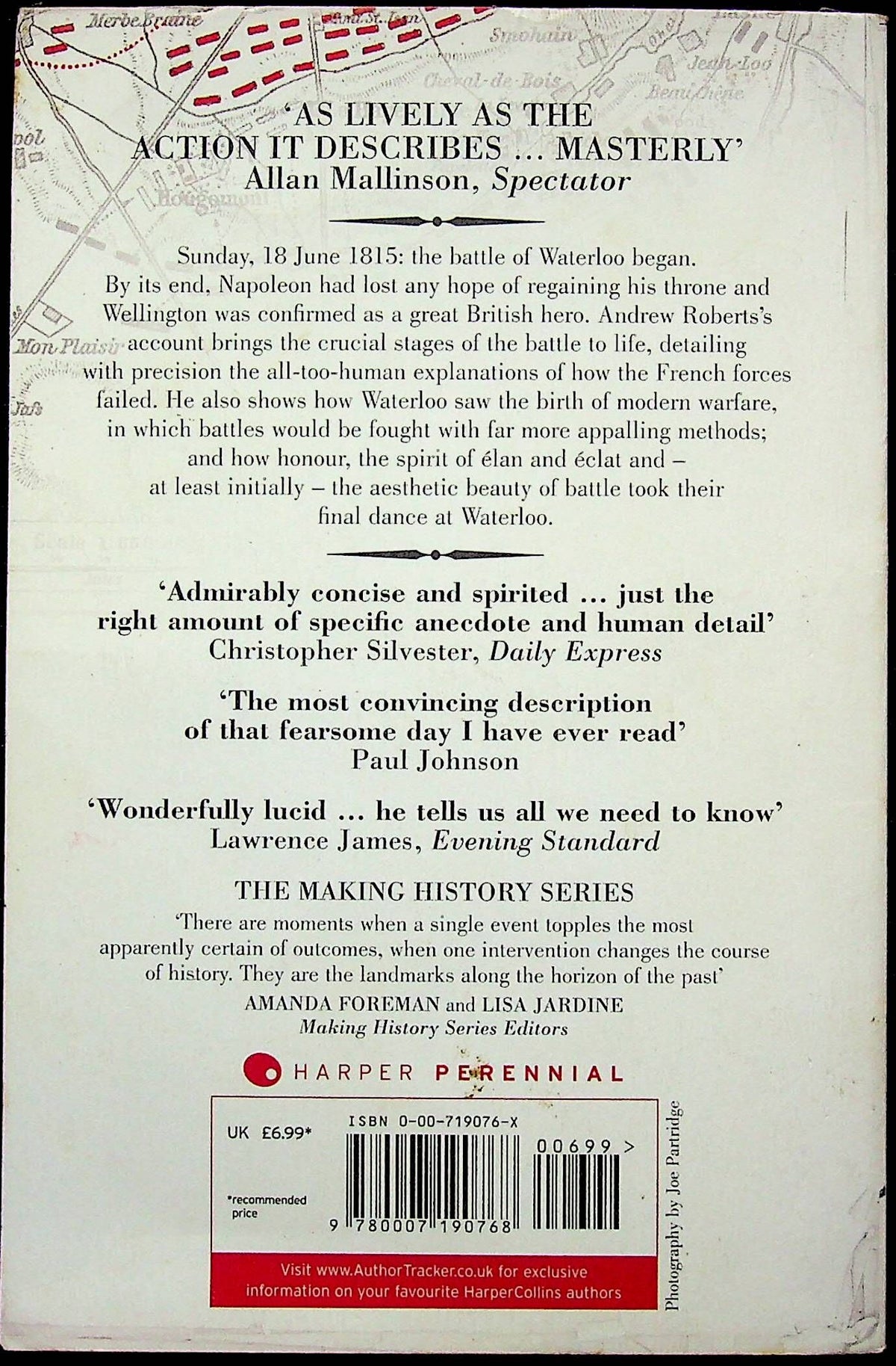 Waterloo Napoleon's Last Gamble by Andrew Roberts/ 2006 1st Paperback edition