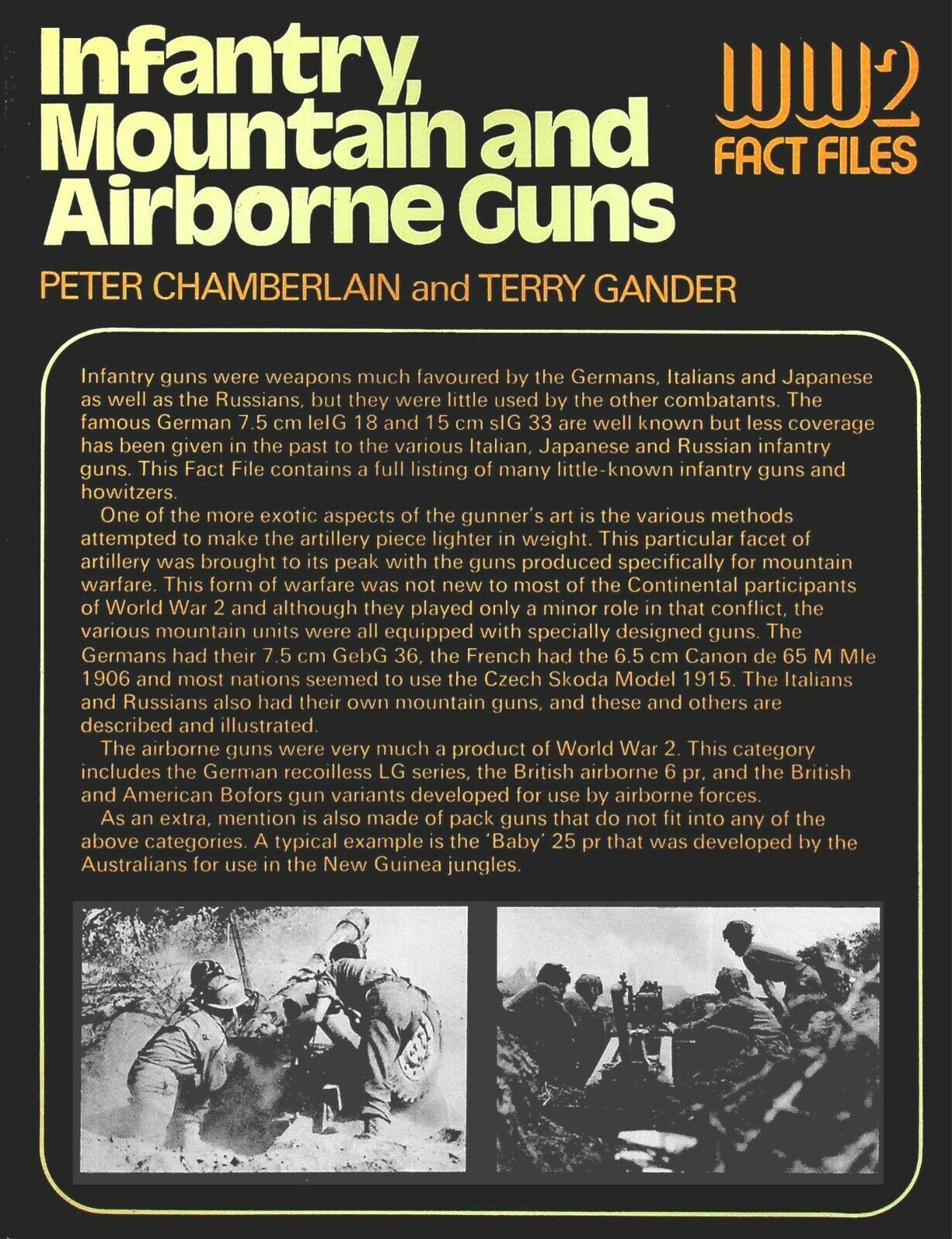 WW2 Fact Files: Infantry, Mountain & Airborne Guns/ 64 Pages Many Pics/ Download