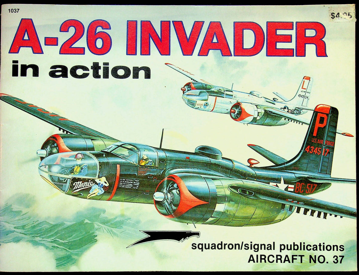 A-26 Invader in Action by Don Greer: 1980 1st Ed.Softcover c/w Press Cuttings & Inserts