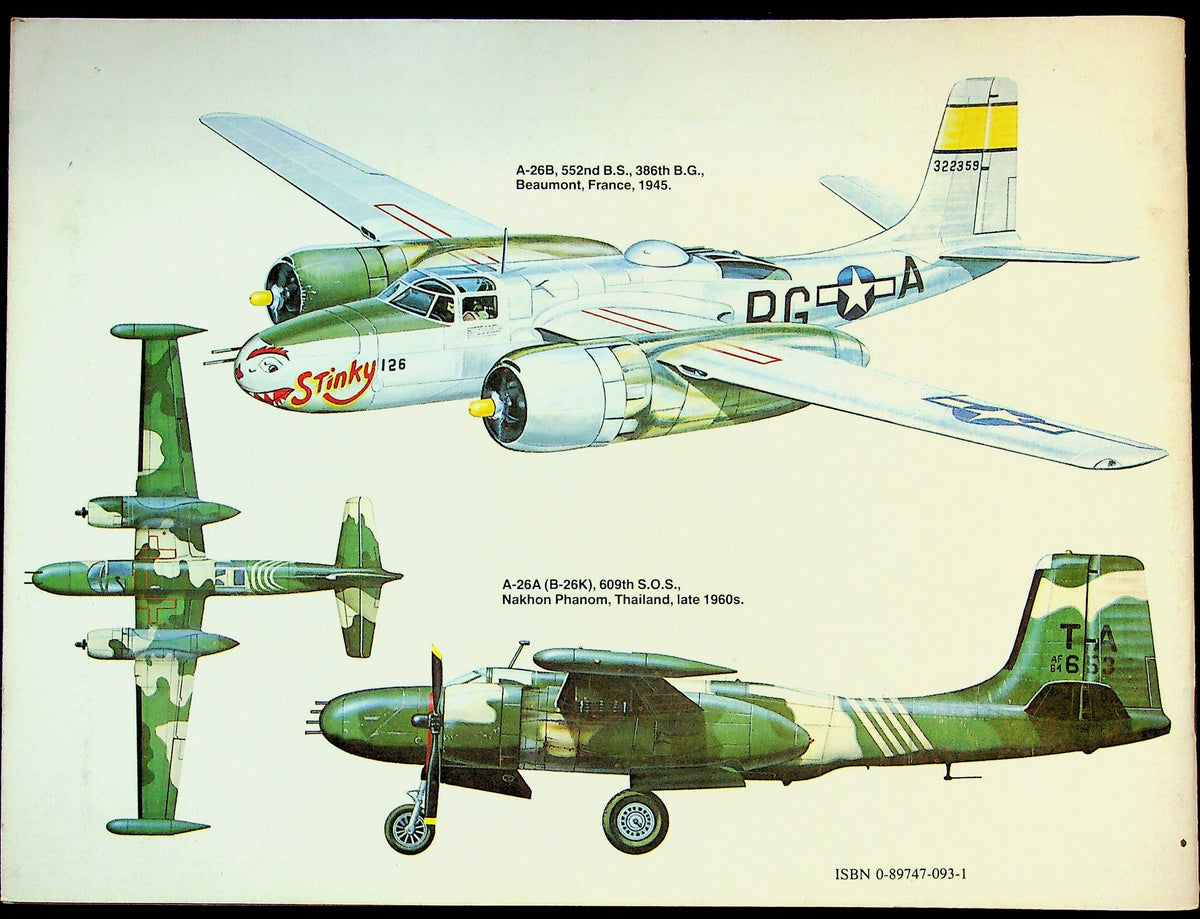 A-26 Invader in Action by Don Greer: 1980 1st Ed.Softcover c/w Press Cuttings & Inserts