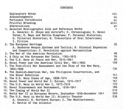 A Bibliography of American Naval History by Paolo Coletta: NEW 1981 1st Edition Soft Cover