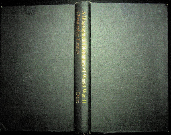 A Biographical Dictionary of World War II: 1972 1st Ed HB