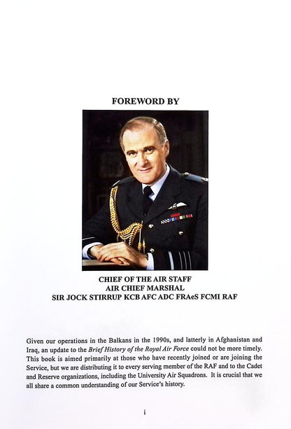 A Brief History of The Royal Air Force by H.M.S.O.:  NEW 2004 Softcover Trade Paperback