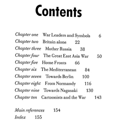 A Cartoon War - World War Two in Cartoons by J.Darracott