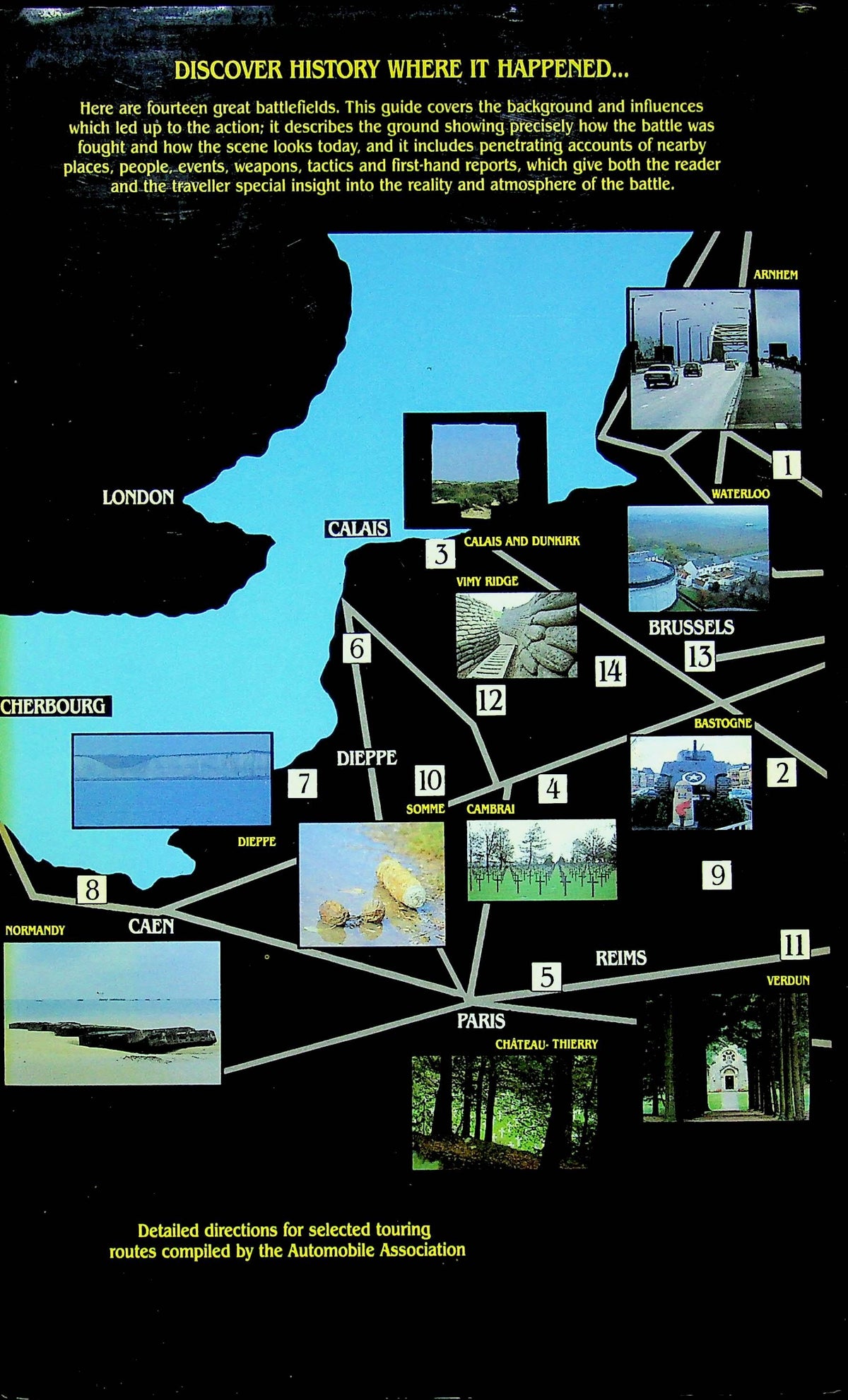 A New Guide to the Battlefields of Northern France and the Low Countries by Michael Glover