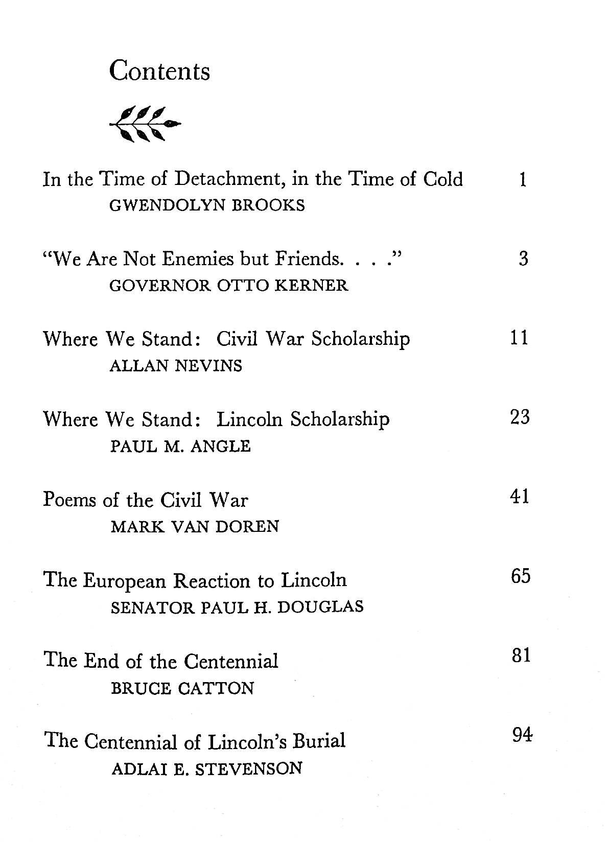A Portion of the Field - The Centennial of the Burial of Lincoln: 1967 NEW First Edition