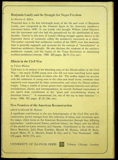 A Portion of the Field - The Centennial of the Burial of Lincoln: 1967 NEW First Edition