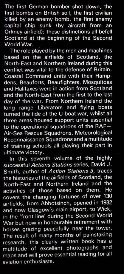 Action Stations #7 Scotland, N.East & N.Ireland by David Smith: 1983 1st Edition Hardback
