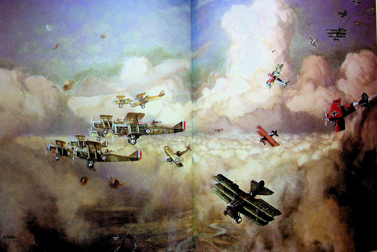 Aerial Combat, The World's Great Air Battles by Robert Jackson: 1976 1st Edition Hardback