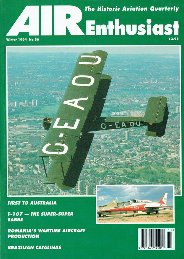 AIR ENTHUSIAST #56: BRAZIL vs U-BOATS/ SAFIR/ FIAT G.46/ SLOVAK AF/ LINK TRAINER/ DOWNLOAD