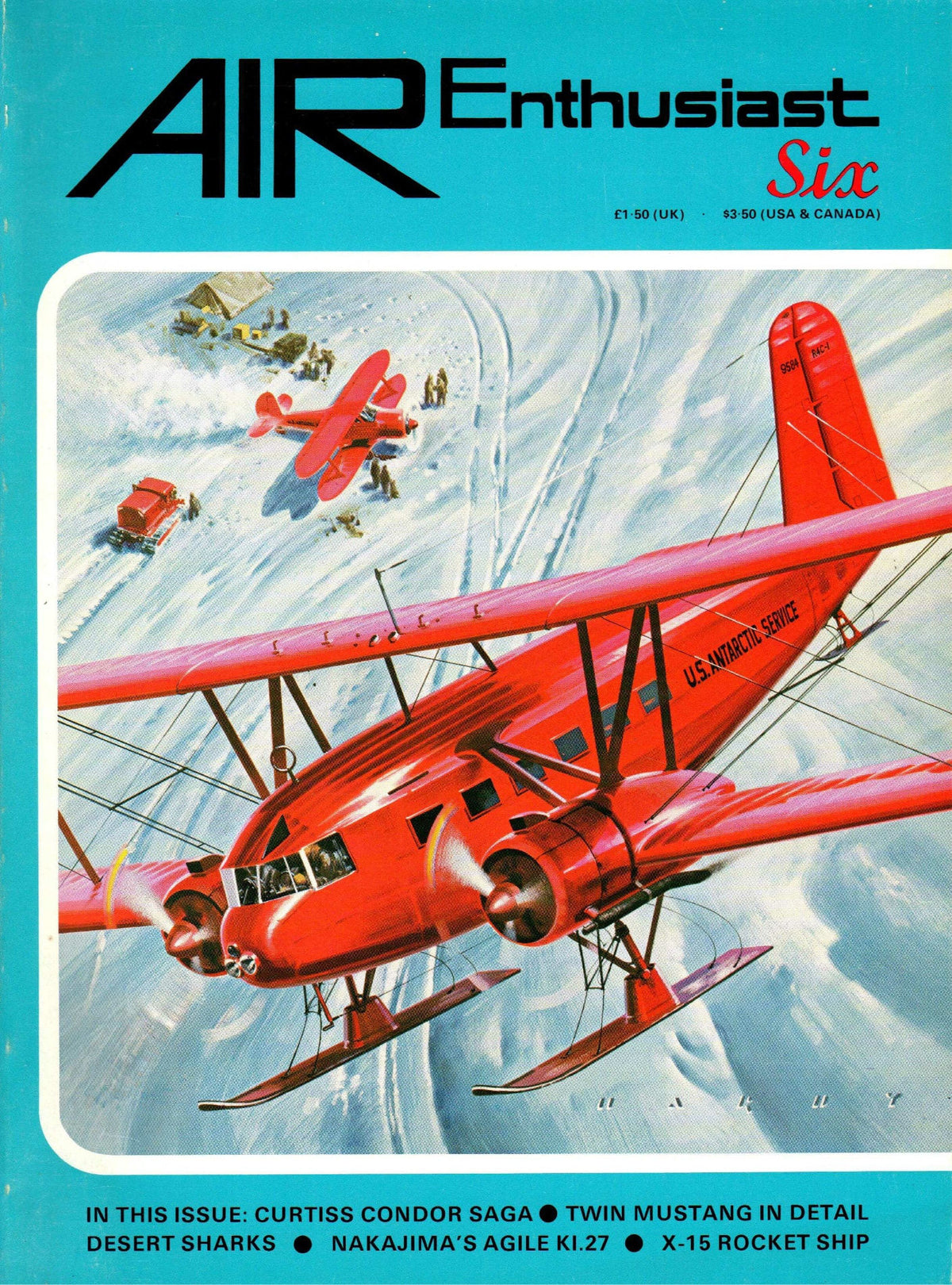 AIR ENTHUSIAST #6 MAR-JUN 78: ROCKET SHIPS/ F-82s OVER KOREA/ S.E.5/ WWI CHOPPERS/ CURTISS