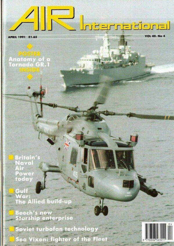 Air International April 1991: Beech 2000 Starship/ Sea Vixen & Variants/Gulf War Build-up/