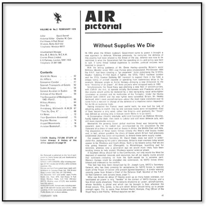 AIR PICTORIAL FEB 78: SUDAN AIRWAYS/ A.W.29/ XXIX SQN HISTORY//DOWNLOAD