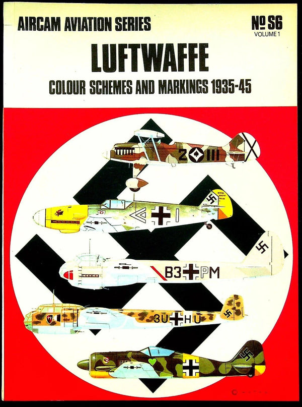 Aircam Aviation Series #.S6 Vol.1; Luftwaffe Colour Scemes and Markings 1935-45; 1971 PB