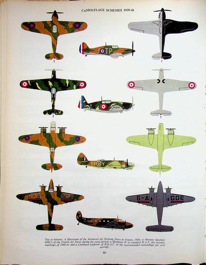 Aircraft Camouflage and Markings 1907-1954: 1956 1st Edition Hardback w/o DJ