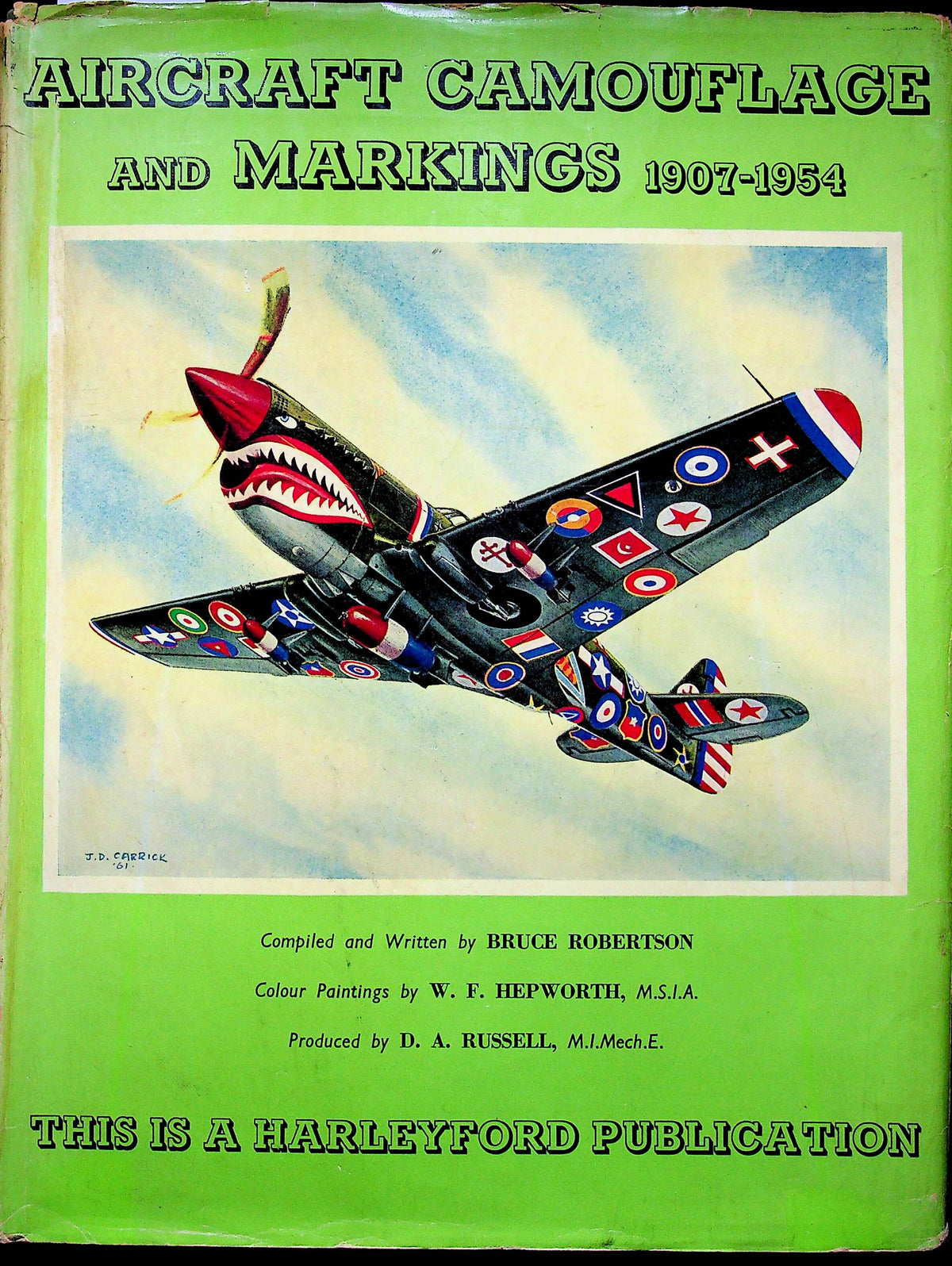 Aircraft Camouflage and Markings 1907-1954: 1966 6th Edition Hardback + DJ