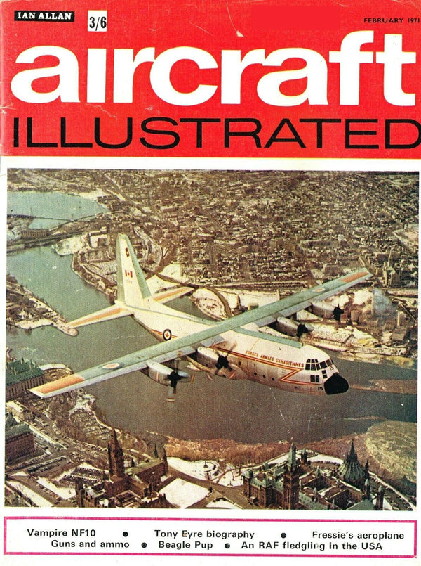 Aircraft Illustrated February 1971: Vampire Night Fighters/ Beagle Pup/ Goodbye to the Lin