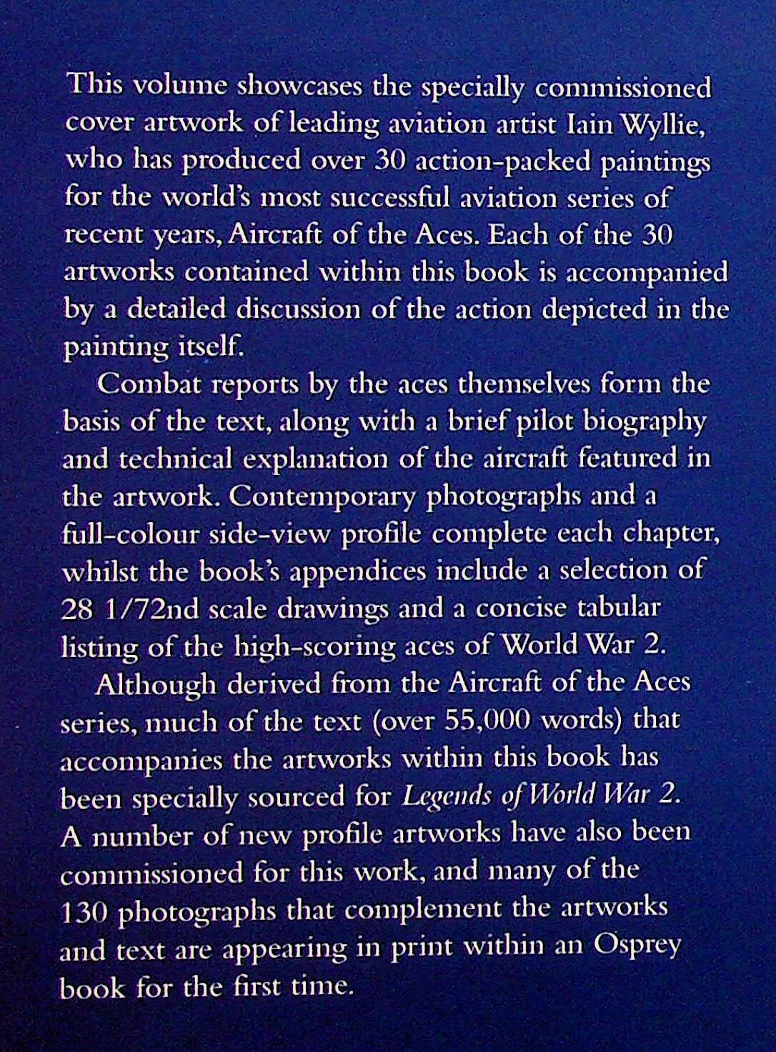 Aircraft of the Aces; Legends of WWII-Wyllie & Holmes: Action Paintings & Supporting Text
