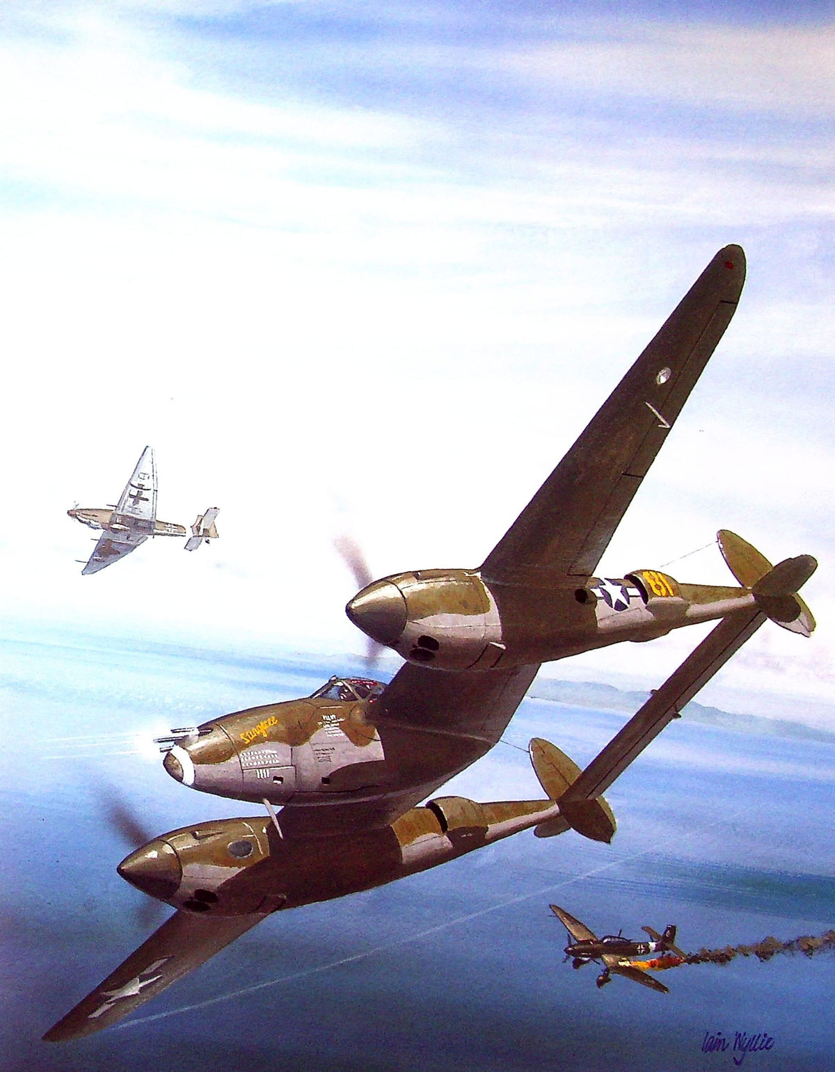 Aircraft of the Aces; Legends of WWII-Wyllie & Holmes: Action Paintings & Supporting Text