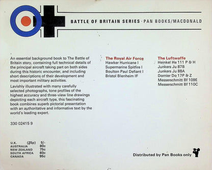 Aircraft of The Battle of Britain by William Green: 1969 Softcover Trade Paperback
