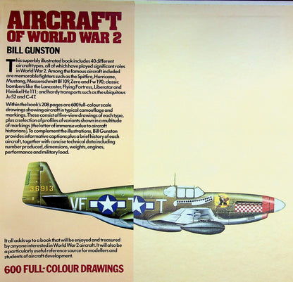 Aircraft of World War 2 by Bill Gunston: NEW 1980 1st Edition HB/ 600 Full Colour Drawings
