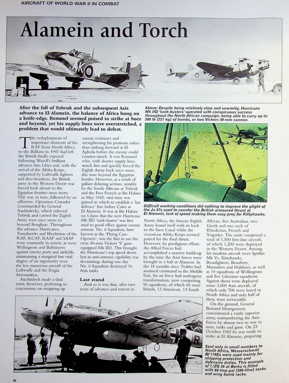 Aircraft of World War II In Combat by Robert Jackson: 2008 1st Ed Softcover Trade Papeback
