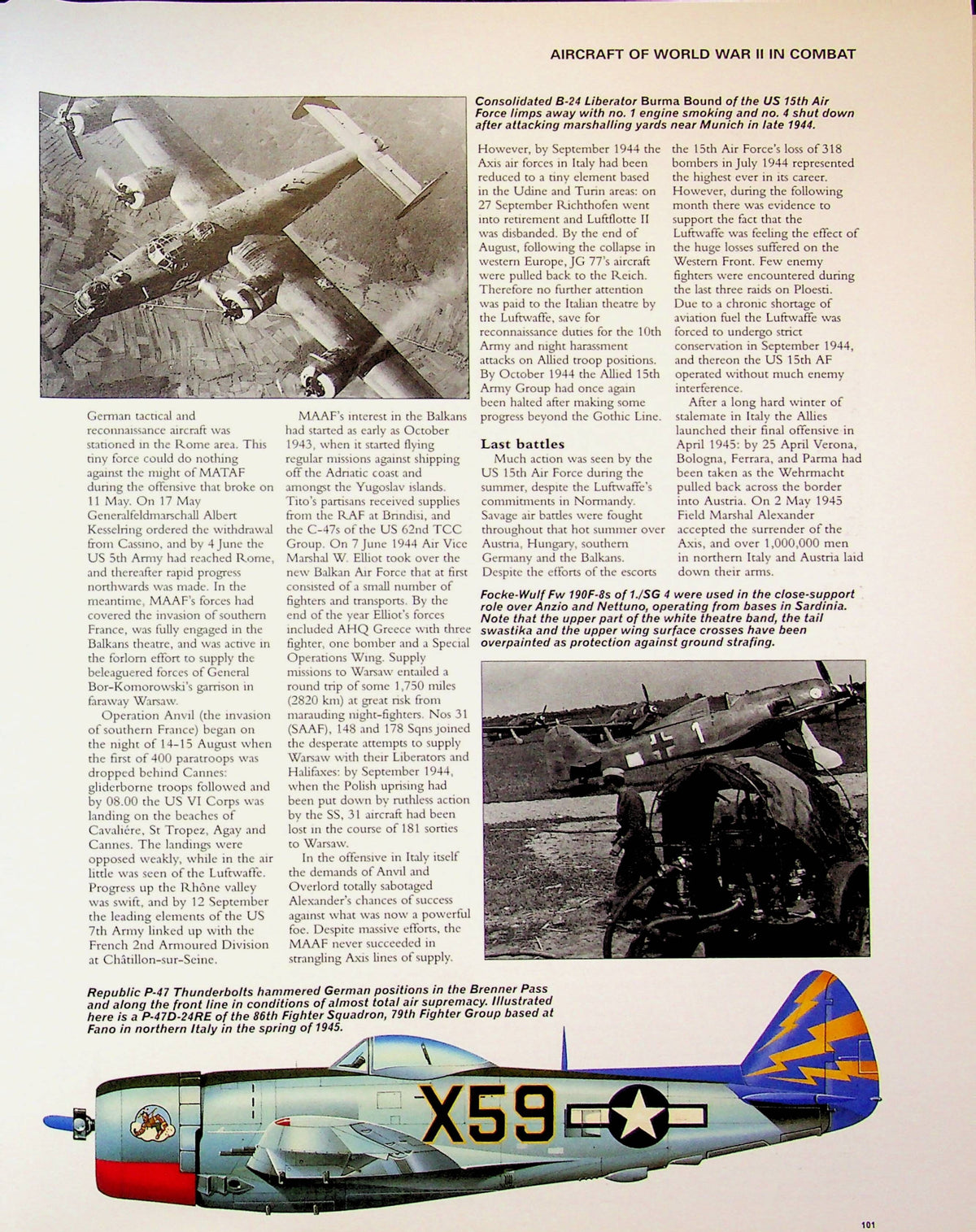 Aircraft of World War II In Combat by Robert Jackson: 2008 1st Ed Softcover Trade Papeback