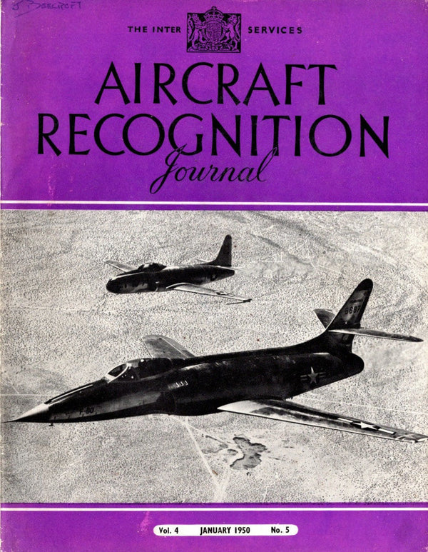Aircraft Recognition Journal Jan 1950, Vol.4 #5