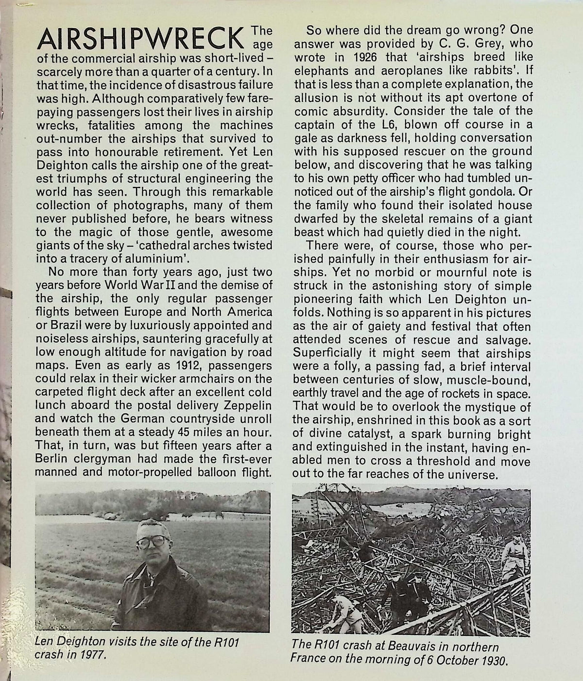 Airshipwreck by Len Deighton 7 Arnold Schwartzman: NEW 1978 First Edition Hardback