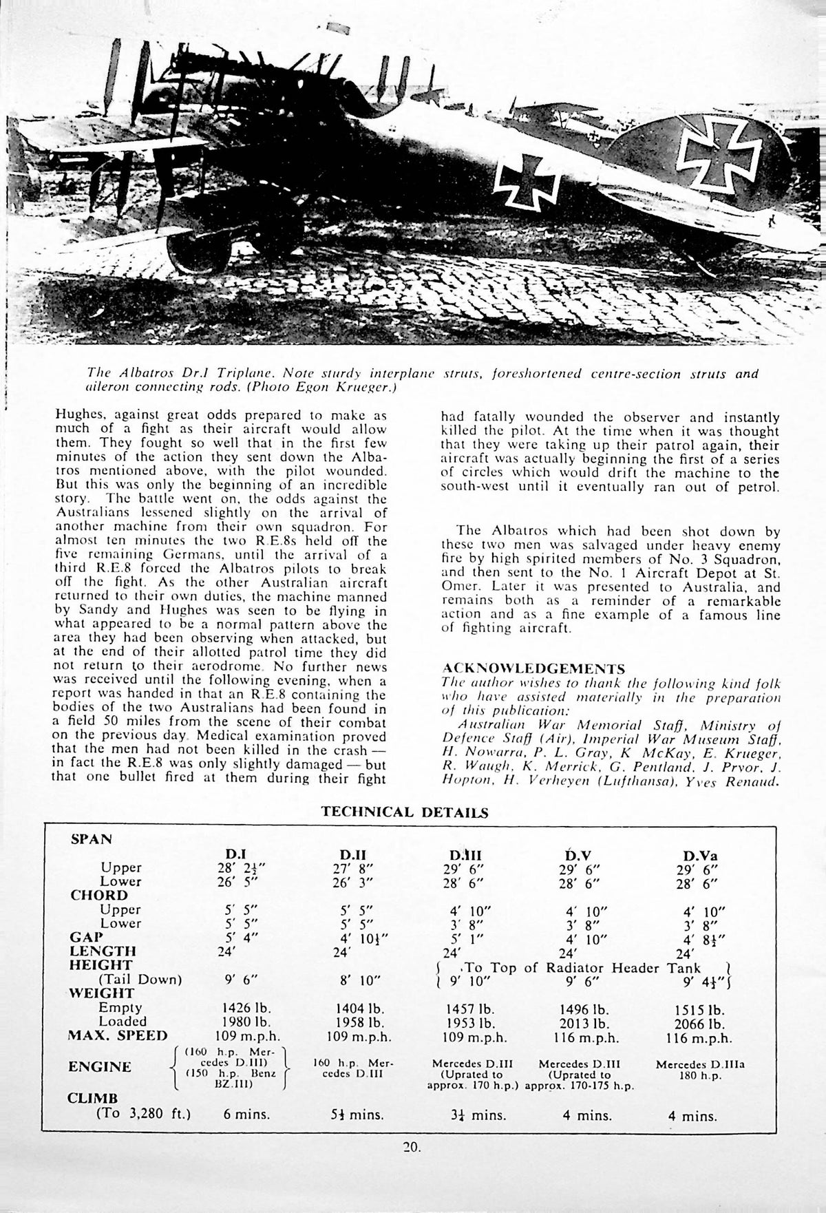 Albatros Scouts Described: 1st Edition of this Kookaburra Tech Publication