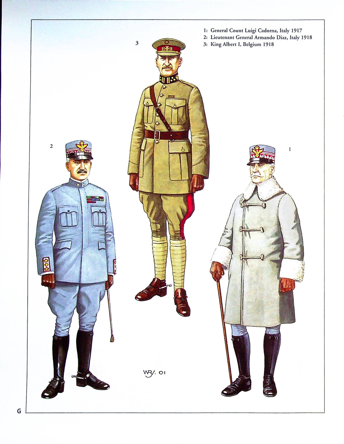 ALLIED COMMANDERS OF WW I: 1996 1st edition Osprey del Prado 'Men at War' #64 Soft Cover
