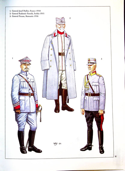 ALLIED COMMANDERS OF WW I: 1996 1st edition Osprey del Prado 'Men at War' #64 Soft Cover