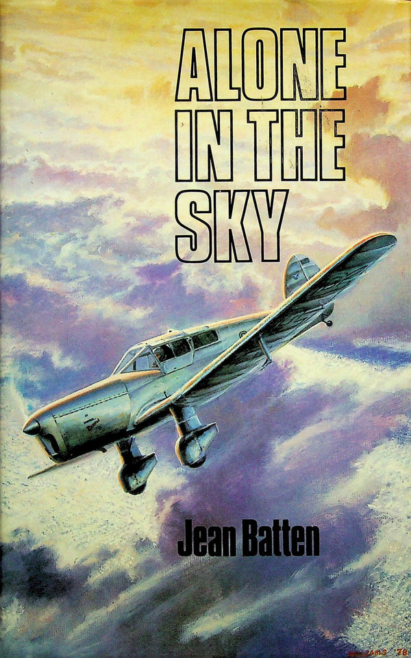Alone in The Sky by Jean batten 1979 1st edition hardback