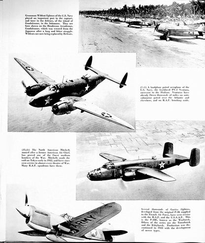 American Warplanes in Action by S.E.Veale: 1944 1st Edition Hardback