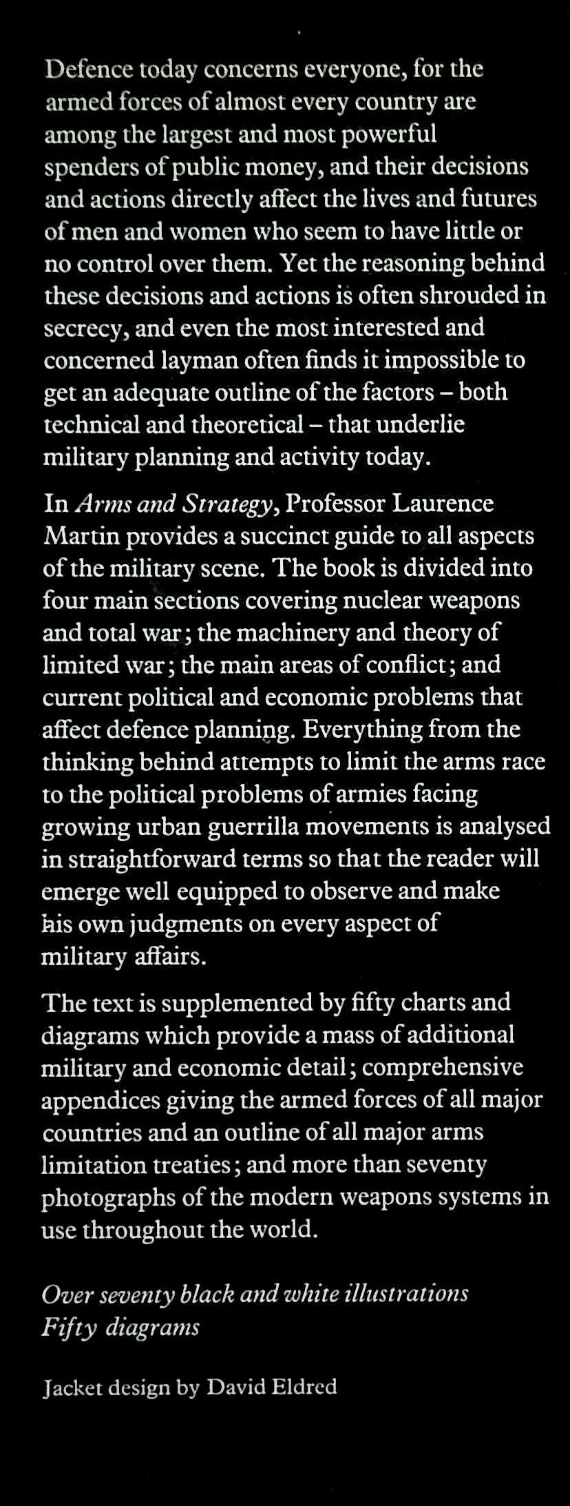 Arms and Strategy; An International Survey of Modern Defence by Martin: SIGNED1973 1st Ed