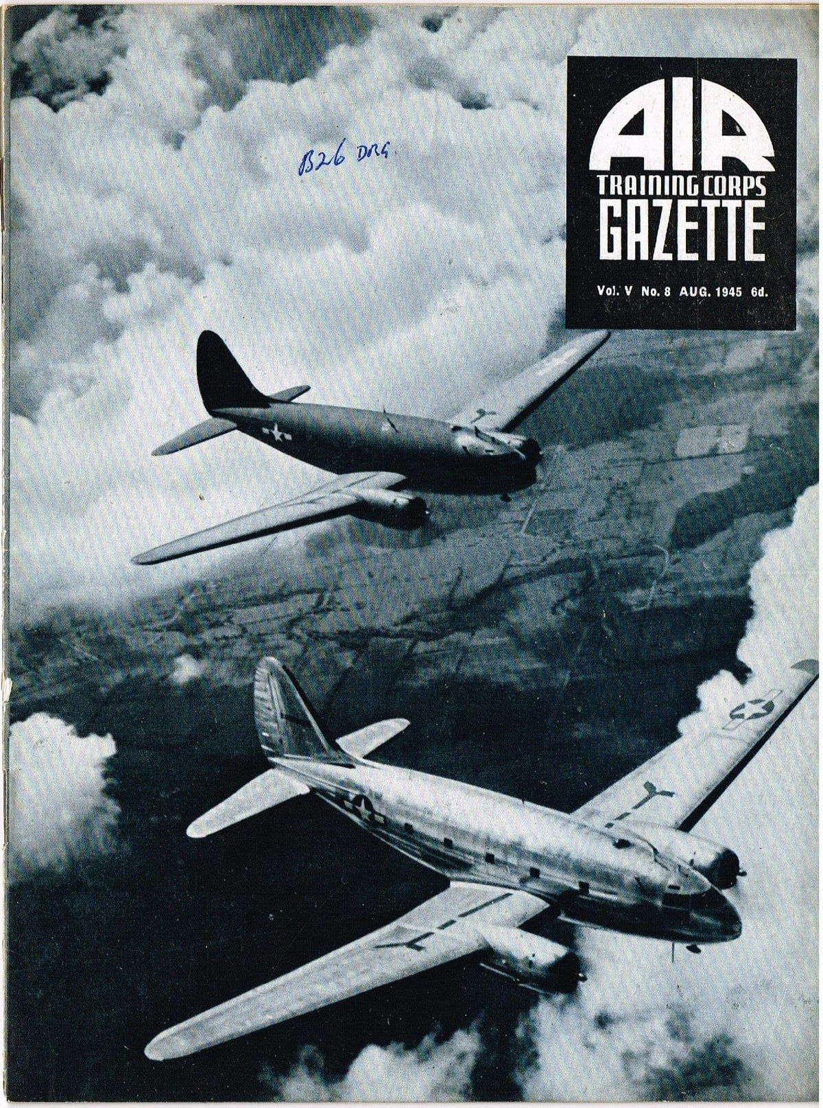 ATC Gazette August 1945: RNZAF in the Pacific/ 28 Scale Silhouettes/R-4 Helicopter/ Downlo