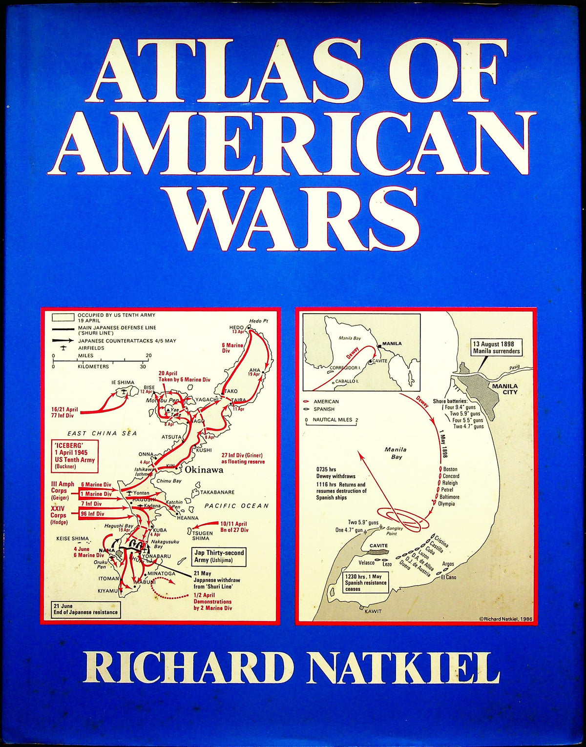 Atlas of American Wars by Richard Natkiel: NEW 1986 1st Edition Hardback