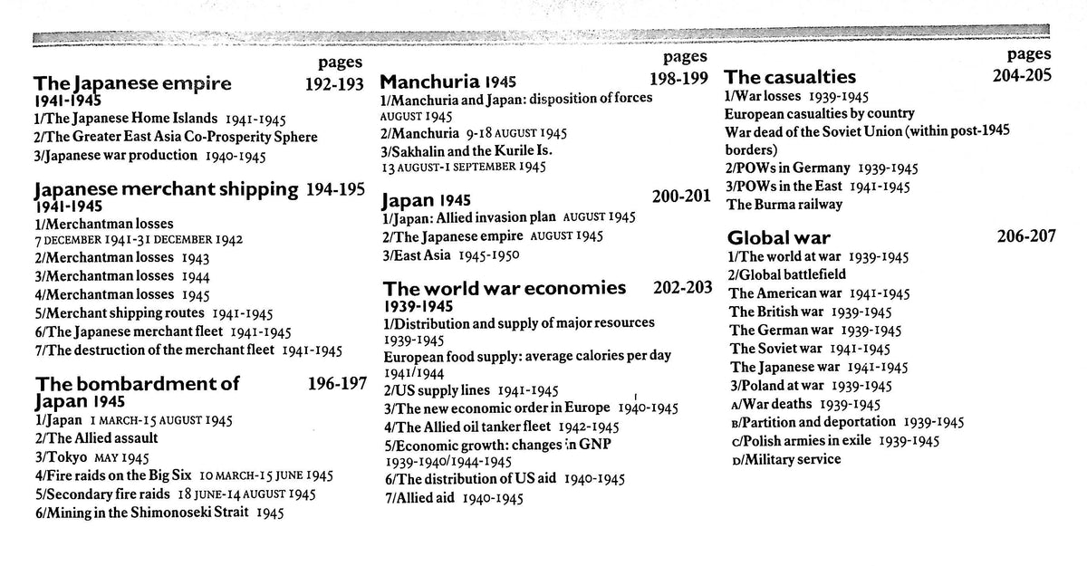 Atlas of the Second World War: John Keegan 1996 Hardback Very Good