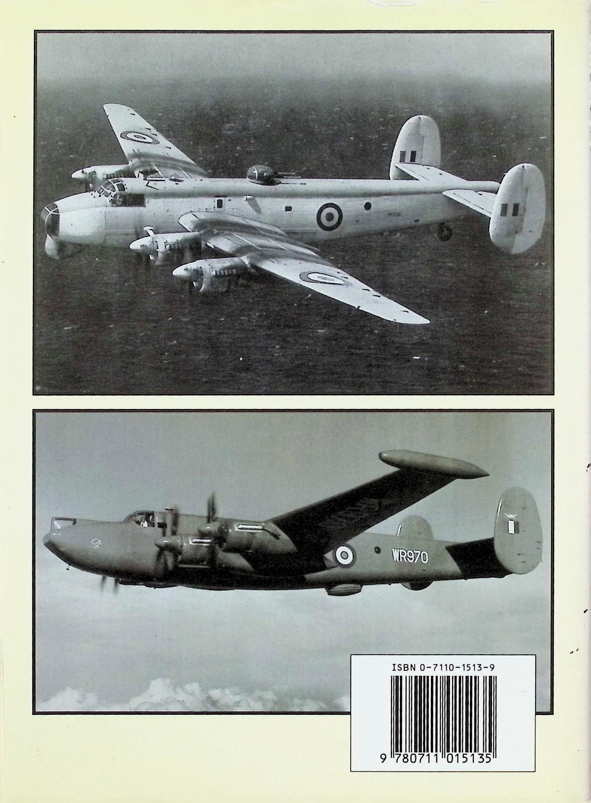 Avro Shackleton by John Chatres, Postwar Military Aircraft #3: 1986 Hardback & DJ Nr Fine