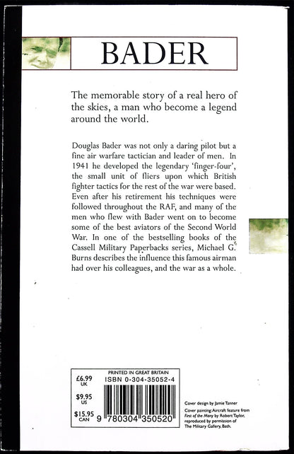 Bader, The Man and his Men by Michael G.Burns: 1990 Cassell Paperback