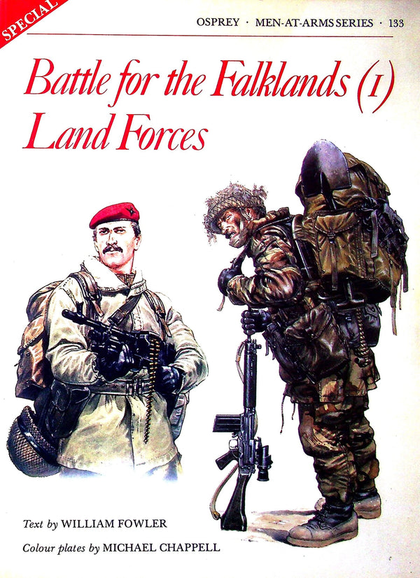 Battle for the Falklands (1) Land Forces: William Fowler 1982 1st edition paperback