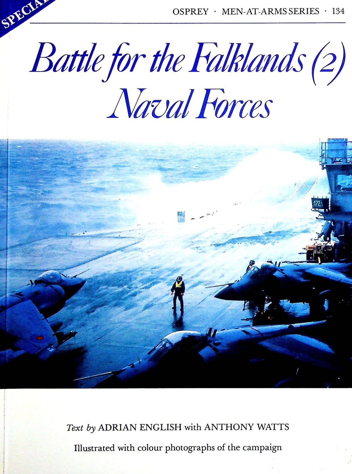 Battle for the Falklands (2) Naval Forces: Osprey 'Men at Arms' #134/ Soft Card Cover